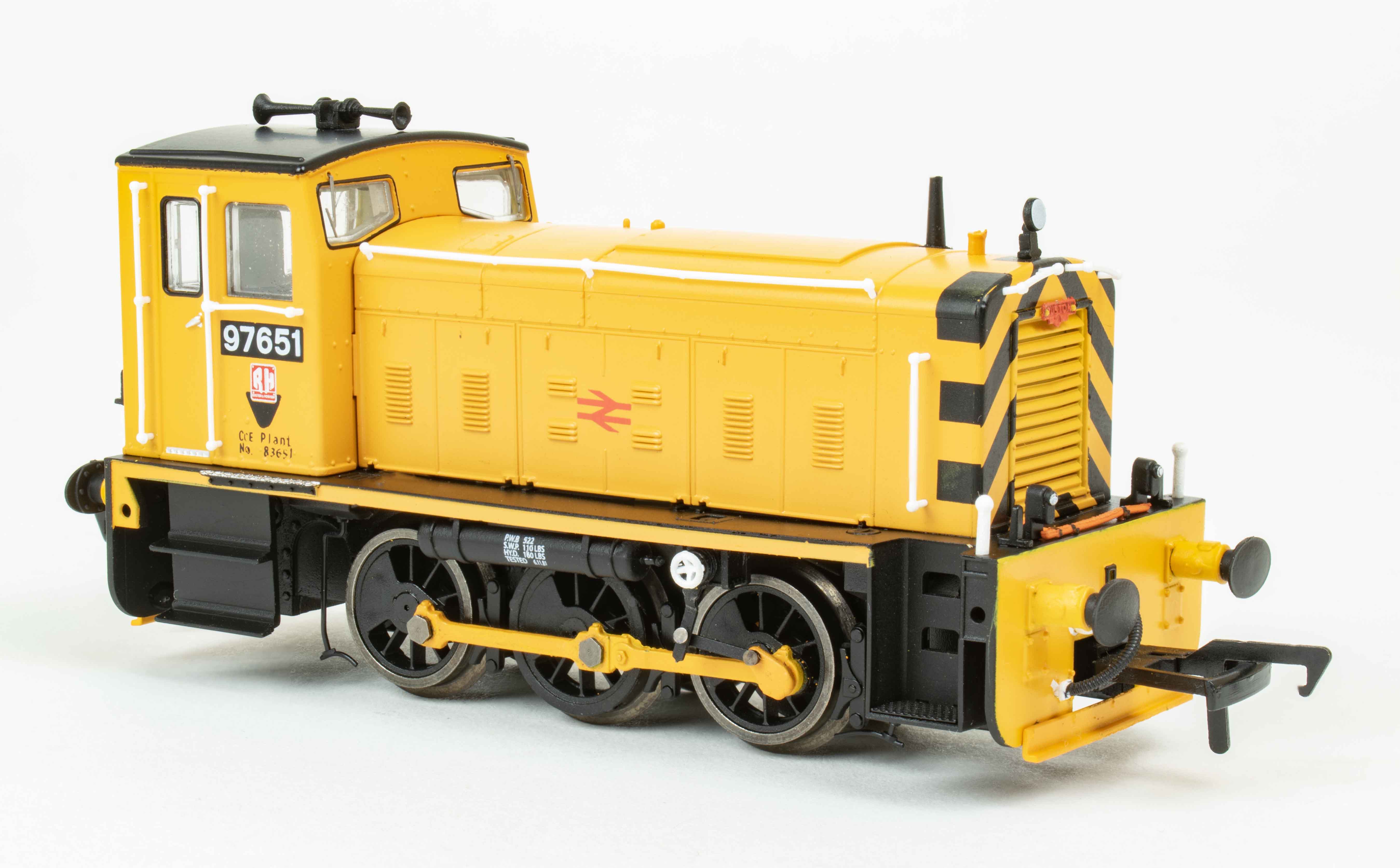 MR-405A Heljan Ruston 165DE PWM Diesel - 97 651 - BR Yellow